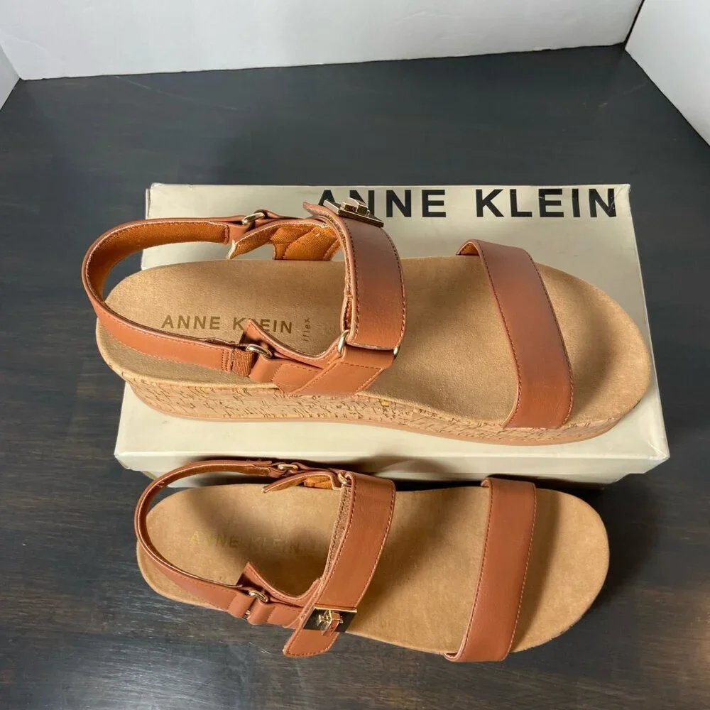 Anne Klein cork platform sandals - Woman's size 10.5-11 (NIB)
